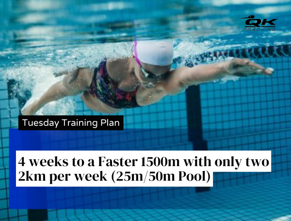 Tuesday Training Plan: 4 weeks to a Faster 1500m with only two 2km