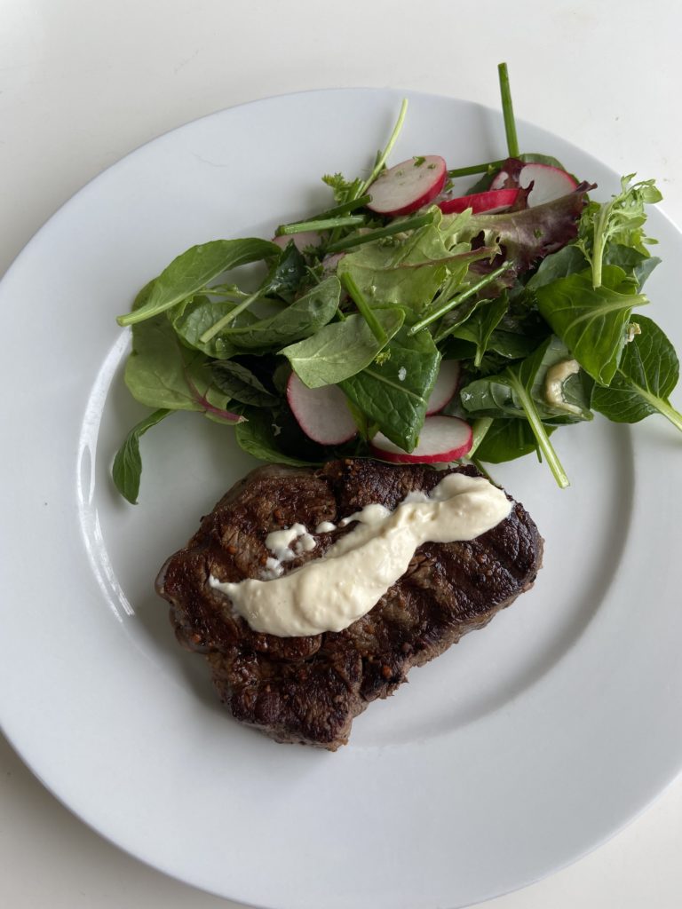 Chef Ray: Simple Sirloin with Herb Salad – Coach Ray – Qwik Kiwi Coaching