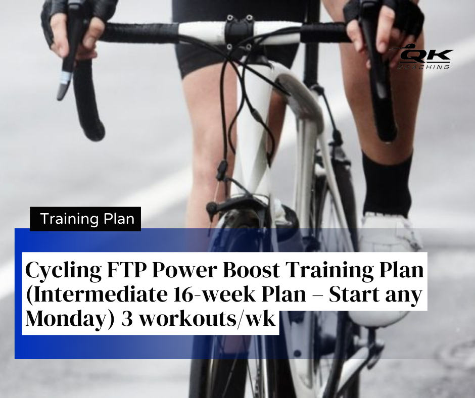 Thursday Training Plan: Cycling FTP Power Boost Training Plan ...