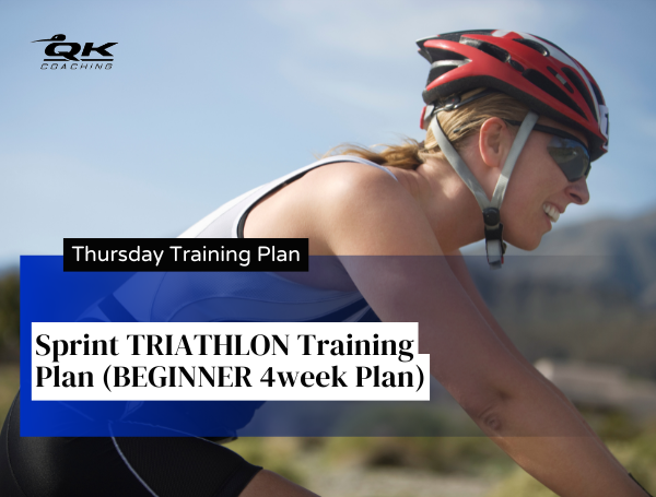 Sprint TRIATHLON Training Plan (BEGINNER 4week Plan)