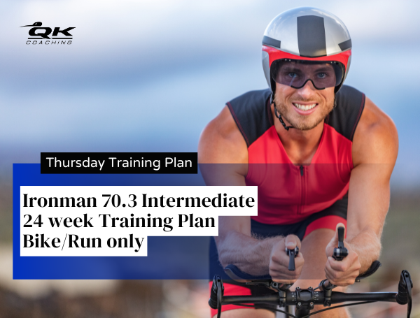 Half Ironman Intermediate 24 week Training Plan Bike/Run only